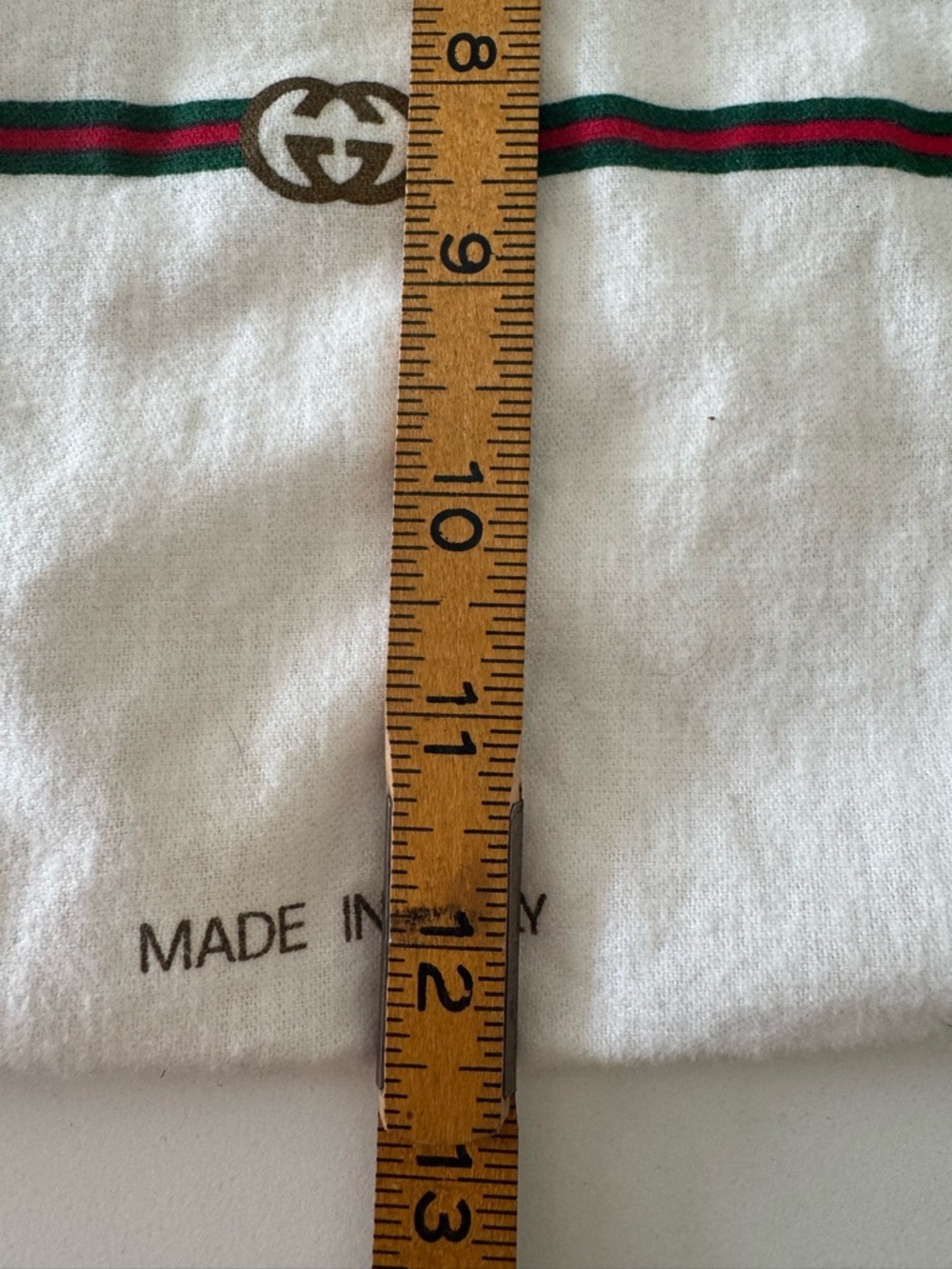 Gucci Vintage White Felted Dust Bag for Purses and Handbags - Picture 9 of 10